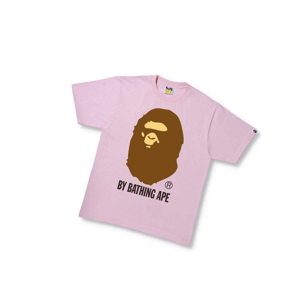 Pink A BATHING APE By Bathing Ape Tee Short Sleeve Men\'s T Shirts | LR7814503