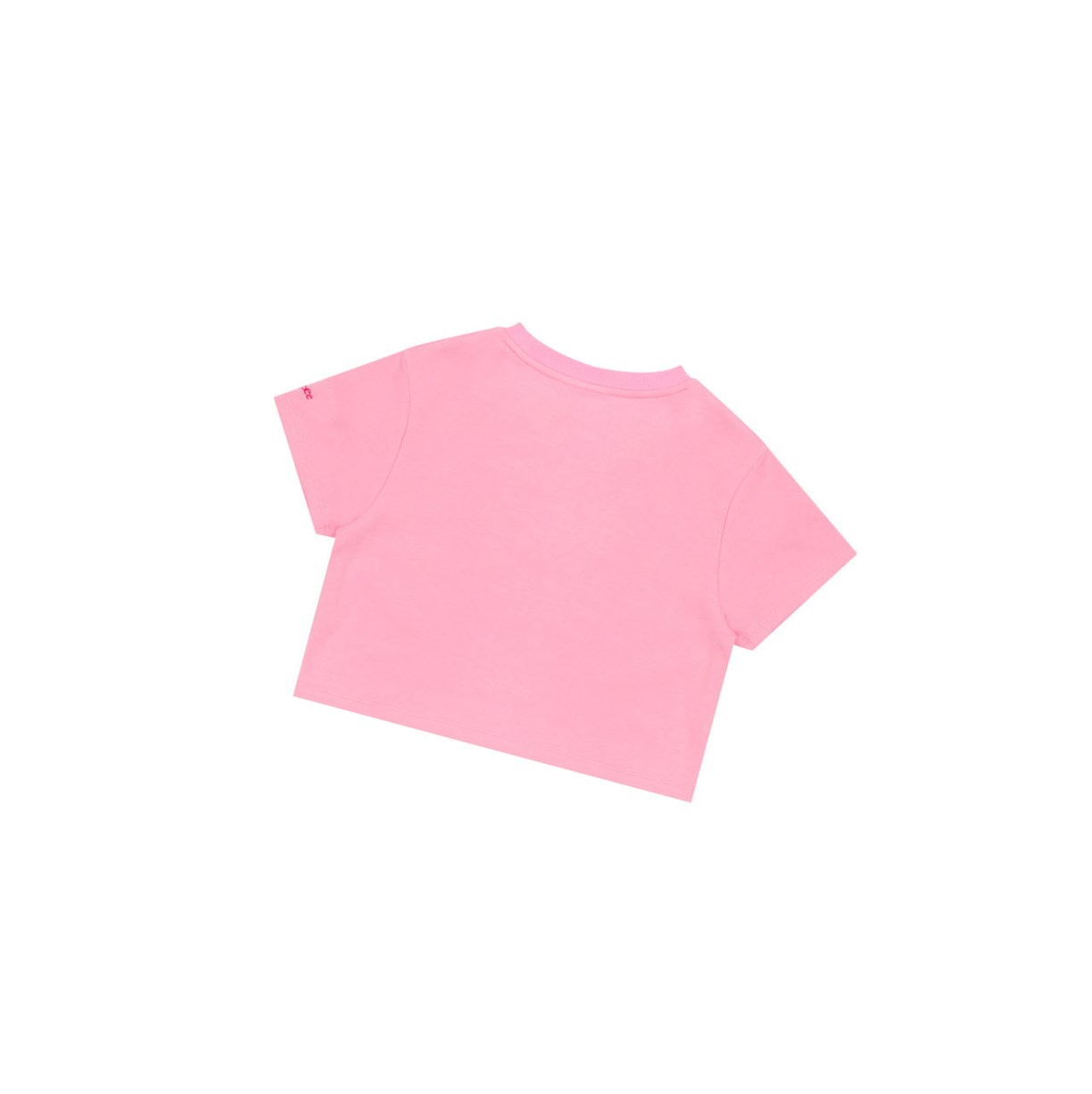 Pink A BATHING APE Flower Cropped Tee Short Sleeve Women's T Shirts | MR5962073