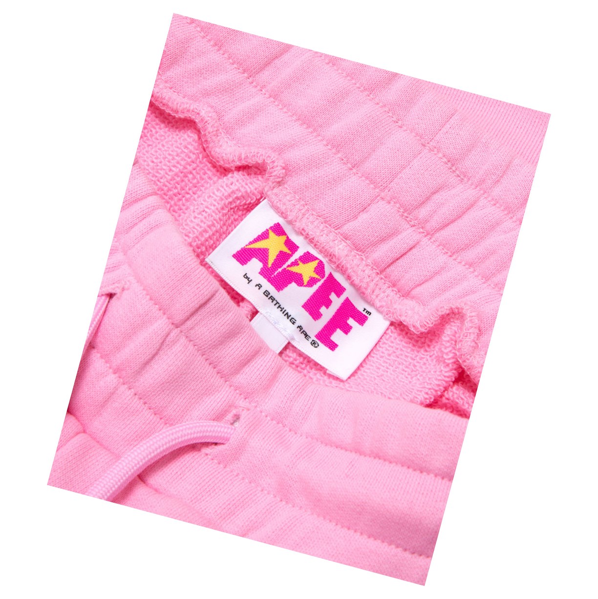 Pink A BATHING APE Logo Lounge Women's Shorts | AC3216458