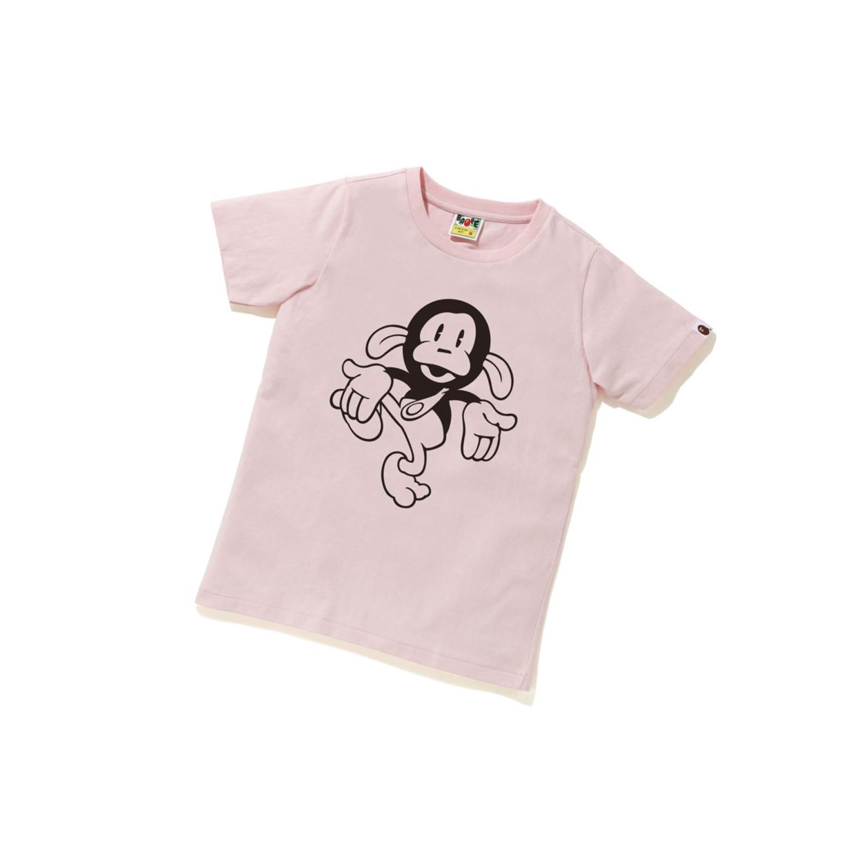 Pink A BATHING APE Pigment Classic Baby Milo Tee Short Sleeve Women\'s T Shirts | PO4672891