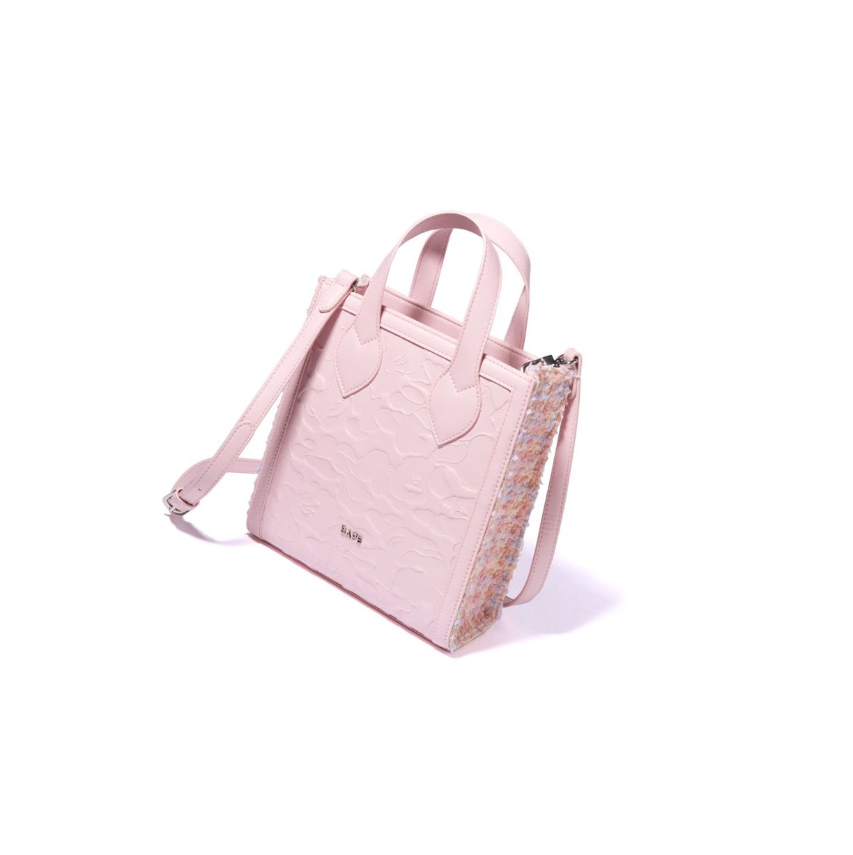 Pink A BATHING APE Solid Camo Mini Women\'s Tote Bags | RF0498271