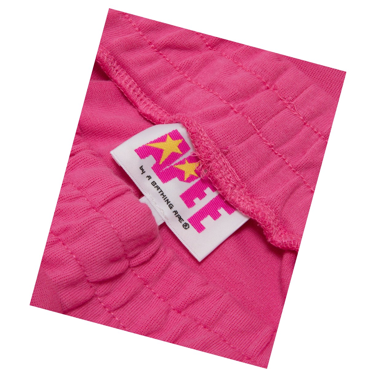 Pink A BATHING APE Track Long Women's Pants | JX4785129