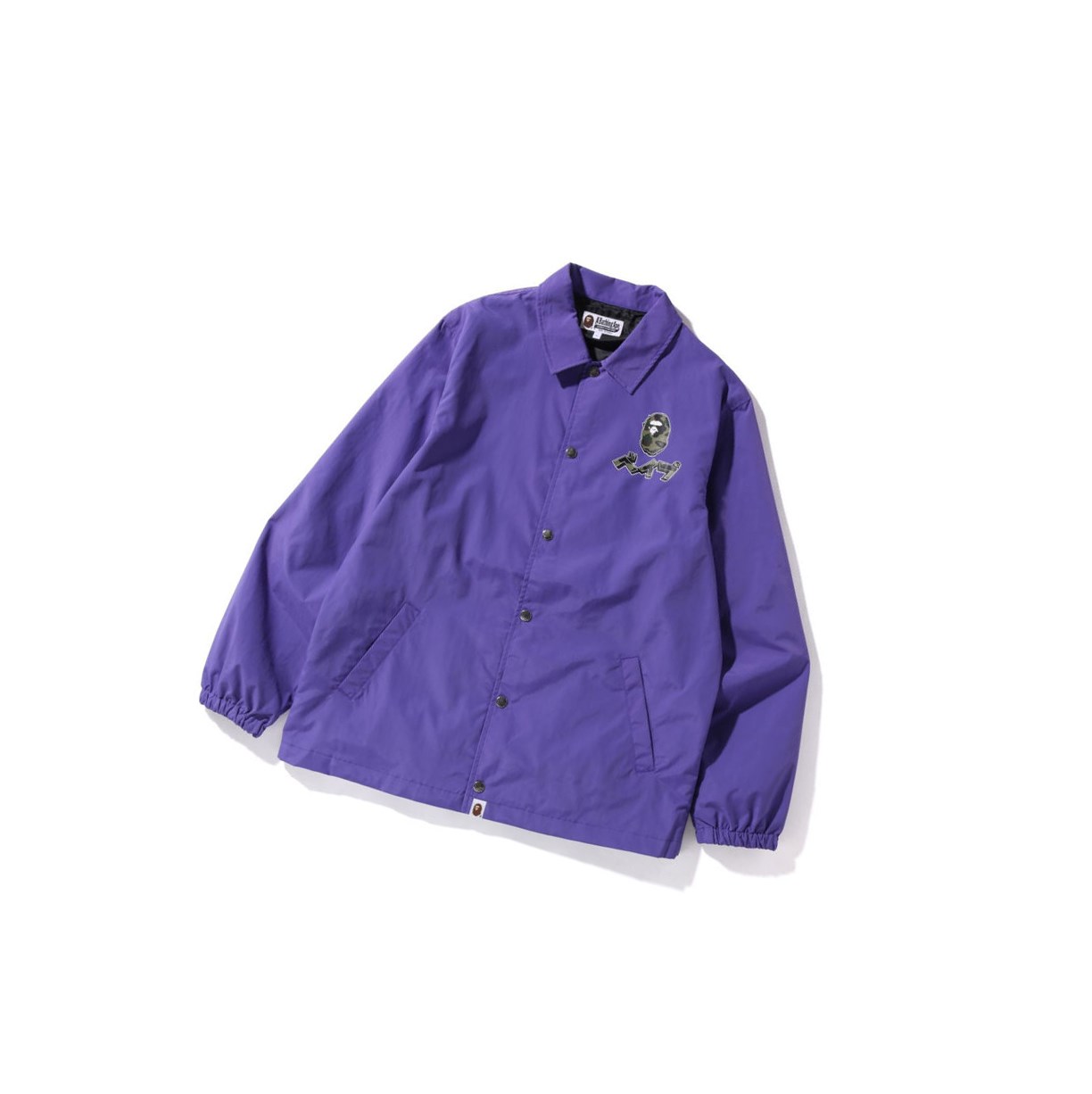 Purple A BATHING APE Harajuku Coach Men\'s Jackets | JU8495726