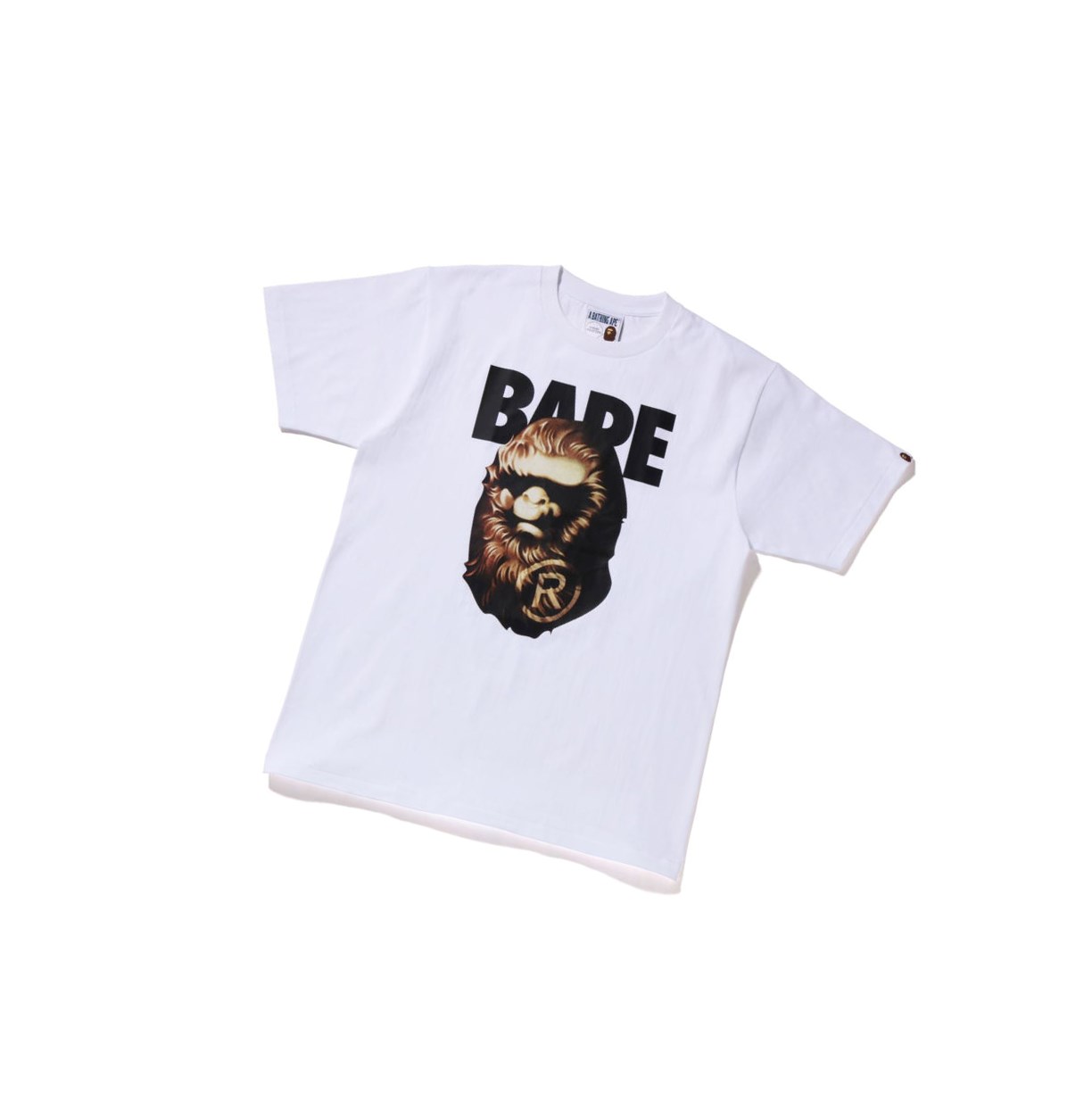 White A BATHING APE Ape Head Tee Short Sleeve Men\'s T Shirts | UH0861972