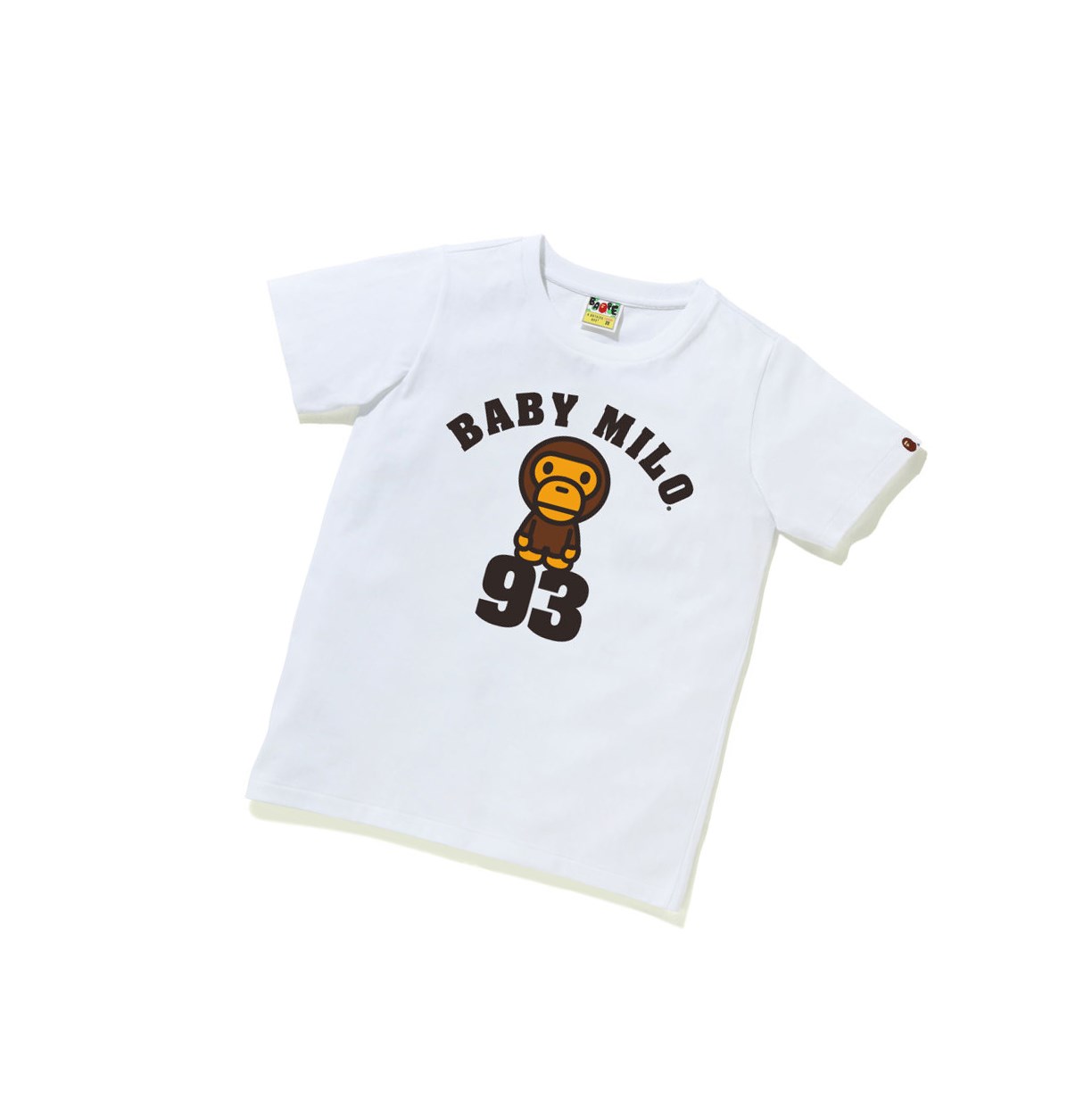 White A BATHING APE Baby Milo On 93 Tee Short Sleeve Women\'s T Shirts | SO0953842