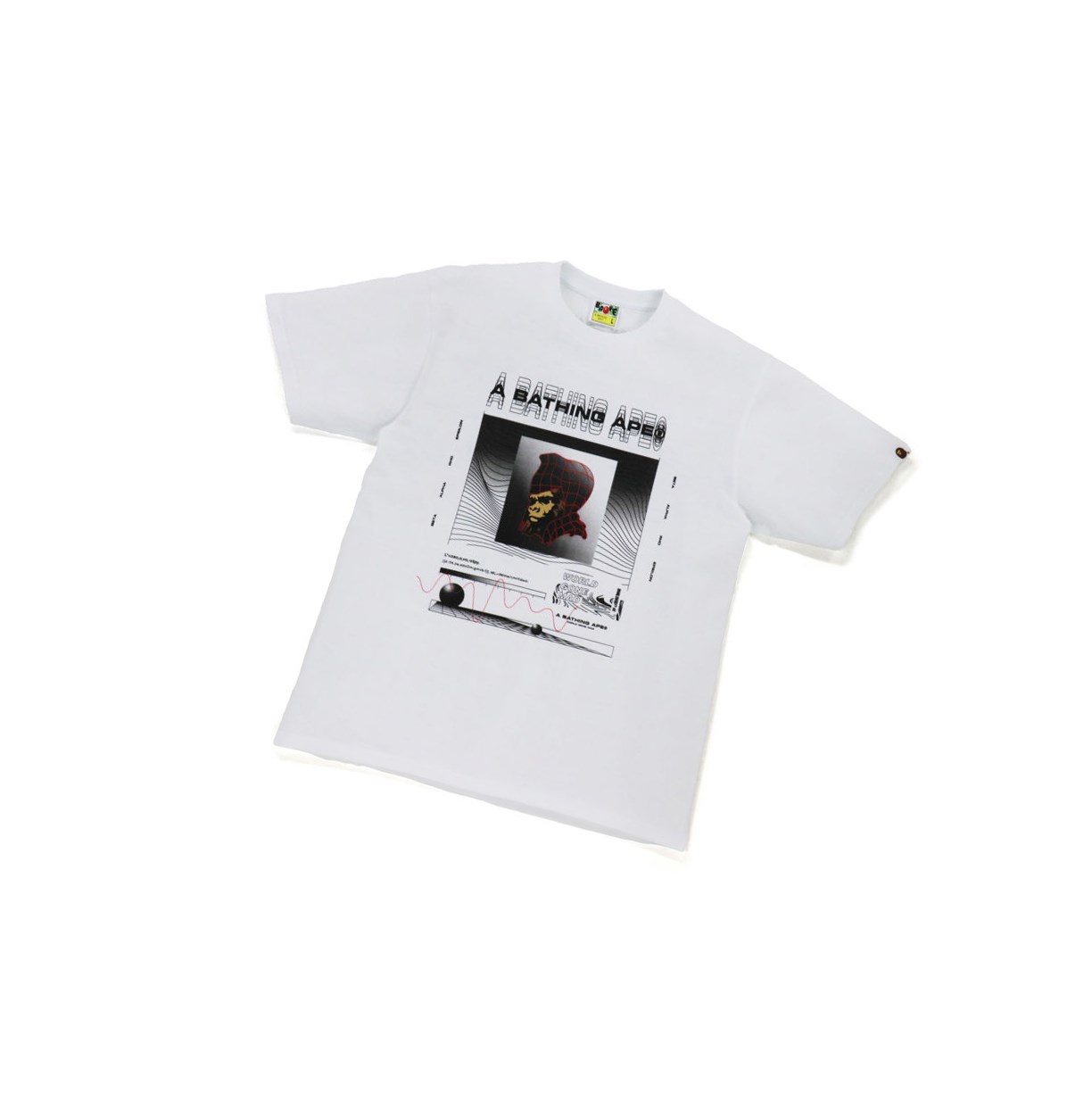 White A BATHING APE Bape General Tee Short Sleeve Men\'s T Shirts | KJ7319680