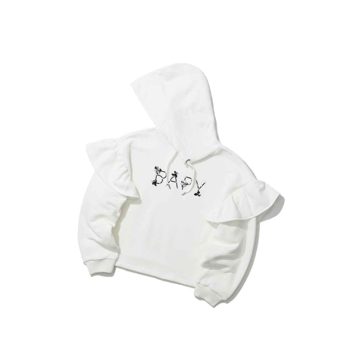 White A BATHING APE Embellished Women\'s Hoodie | PX6823147