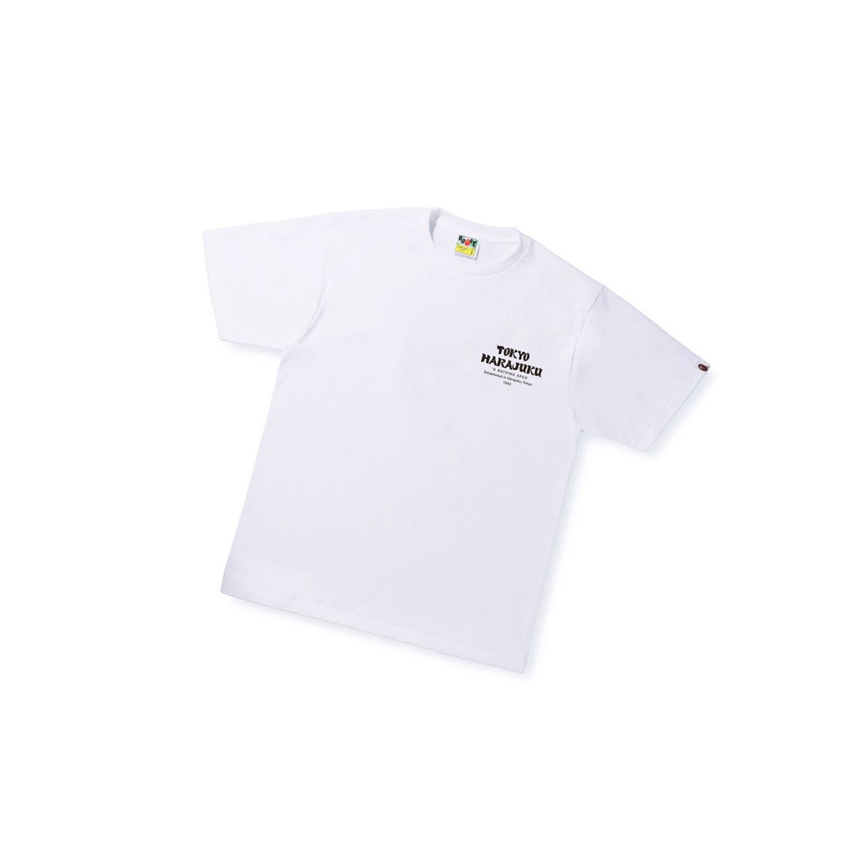 White A BATHING APE Japan Culture Kanji Ape Head Tee Short Sleeve Men\'s T Shirts | DW3128469