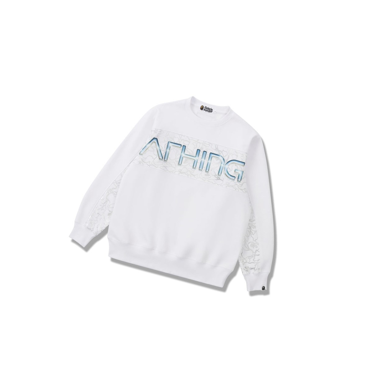 White A BATHING APE X Hajime Sorayama Crewneck Men\'s Sweatshirts | KX0793642