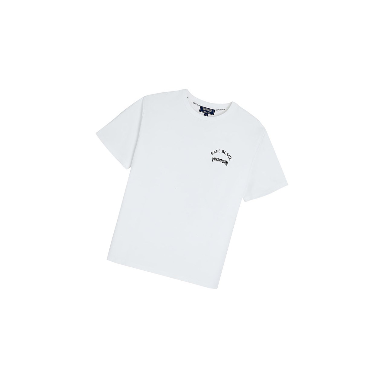 White A BATHING APE X Vilebrequin Tape Tee Short Sleeve Men\'s T Shirts | KS2703546