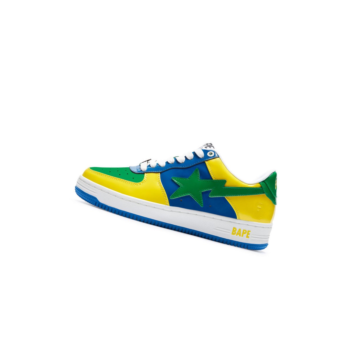 Yellow A BATHING APE Bape Sta M1 Low Men's Sneakers | DU3162857