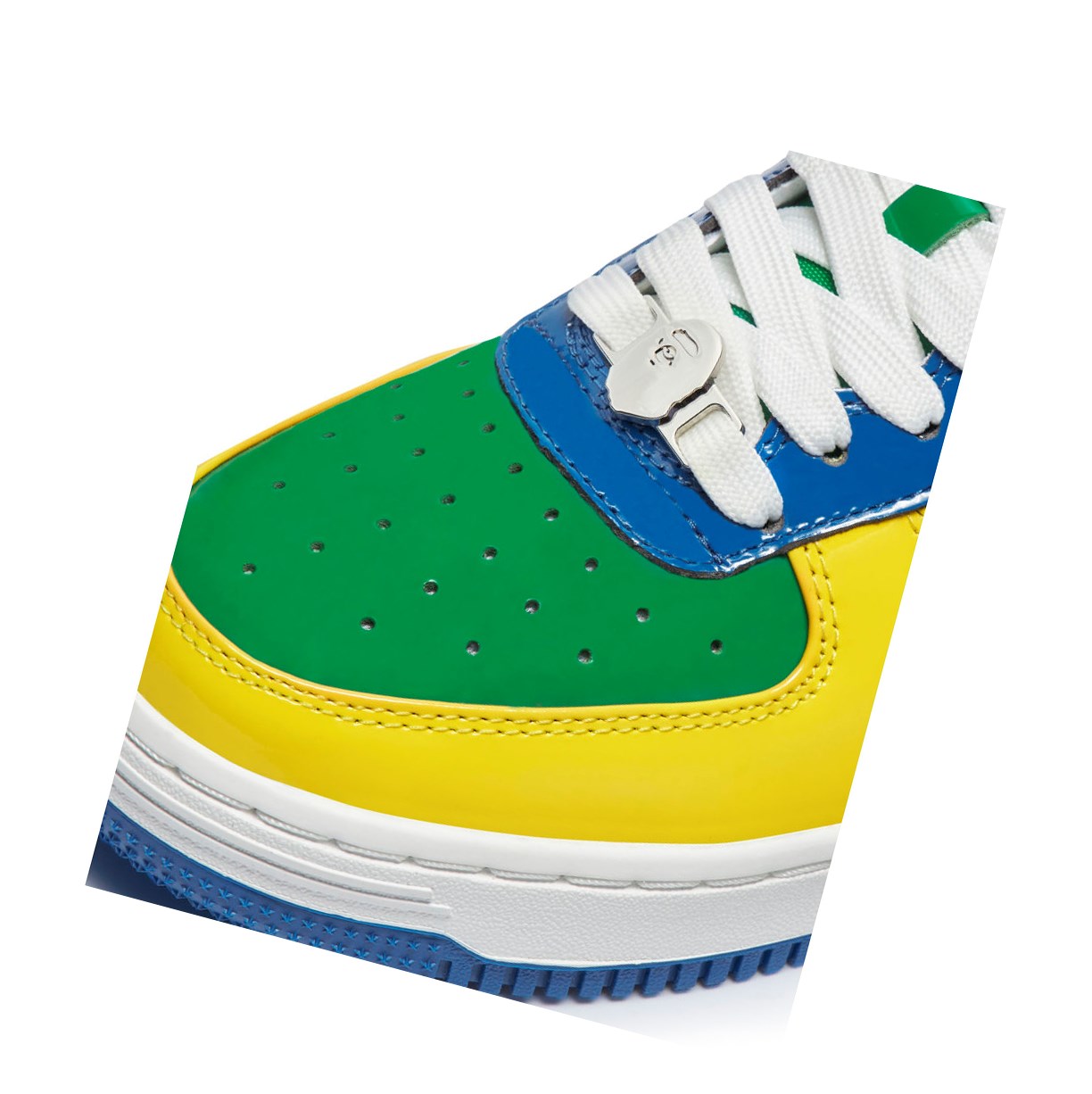 Yellow A BATHING APE Bape Sta M1 Low Men's Sneakers | DU3162857